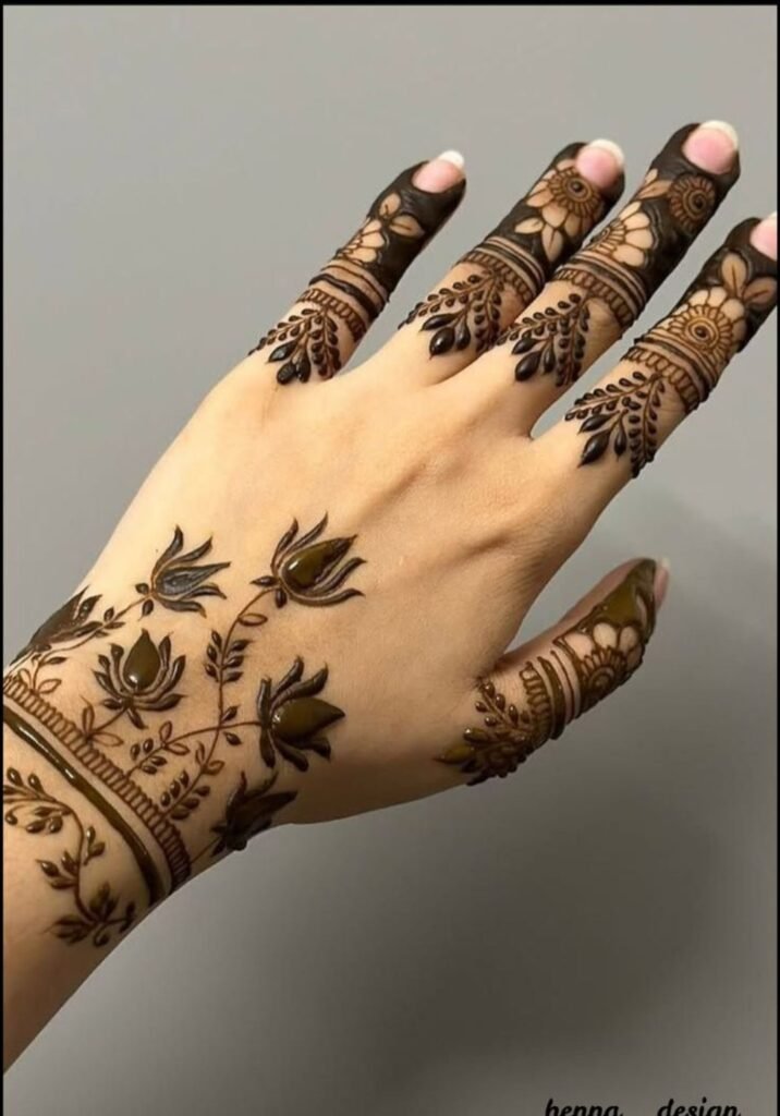 Back Hand Mehndi Design