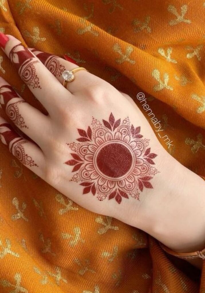 Back Hand Mehndi Design