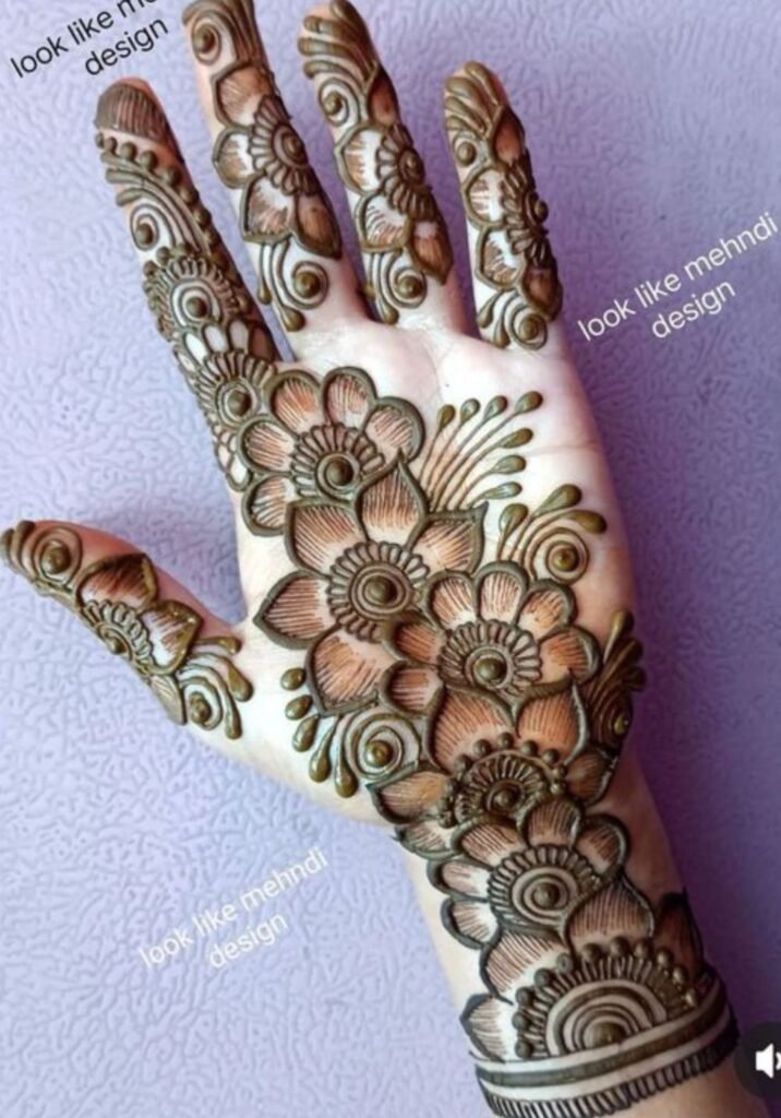 Arabic Mehndi Design