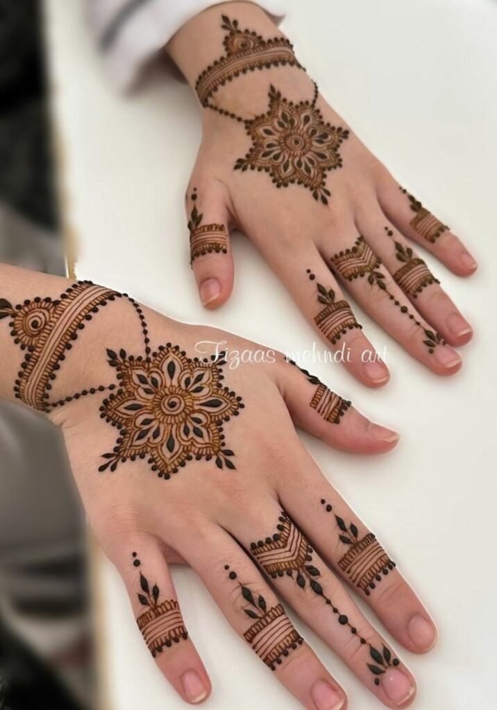 Royal Simple Mehndi Design