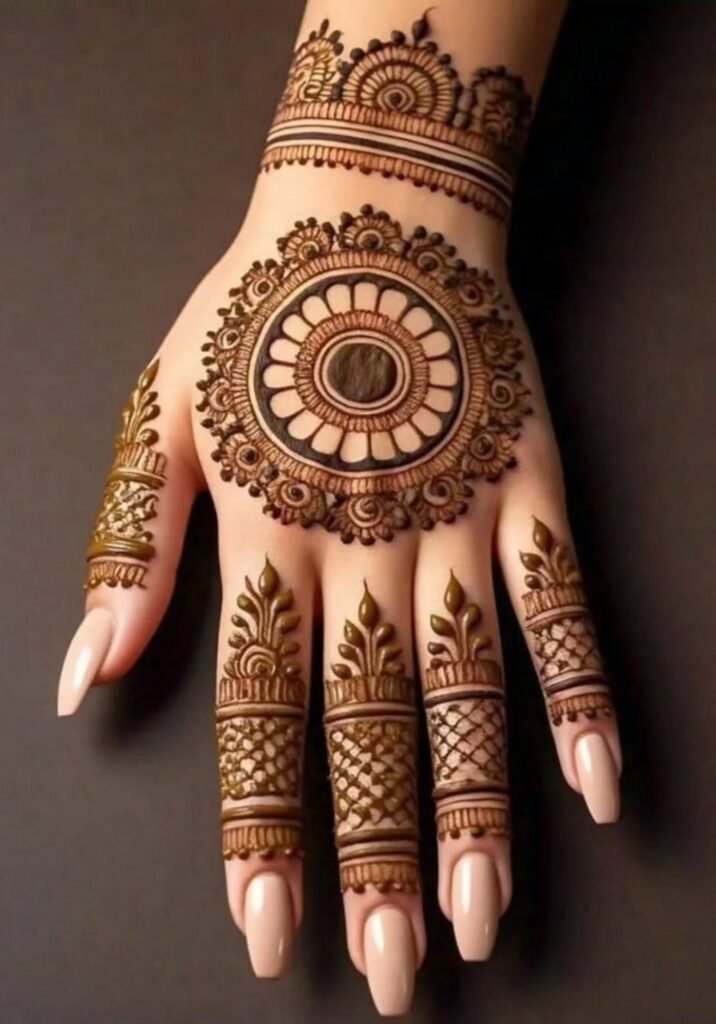 Back Hand Mehndi Design