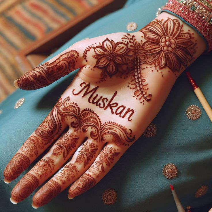 simple mehndi design