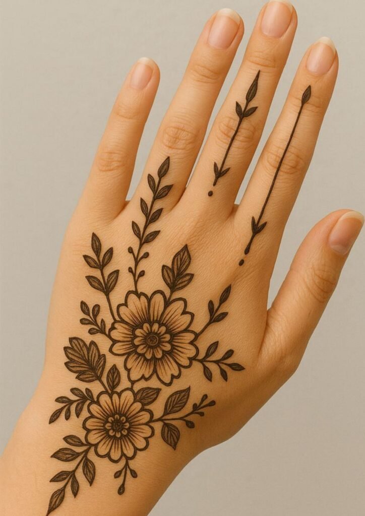 Modern Full Hand Mehndi Designs