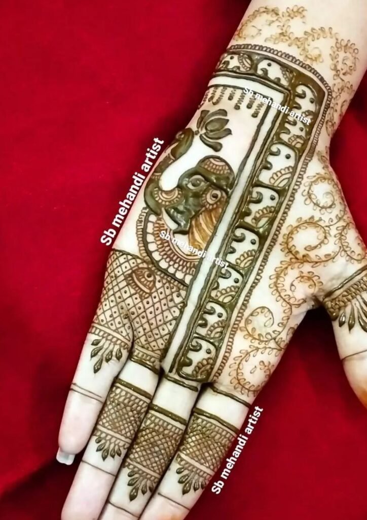 mehndi design front hand