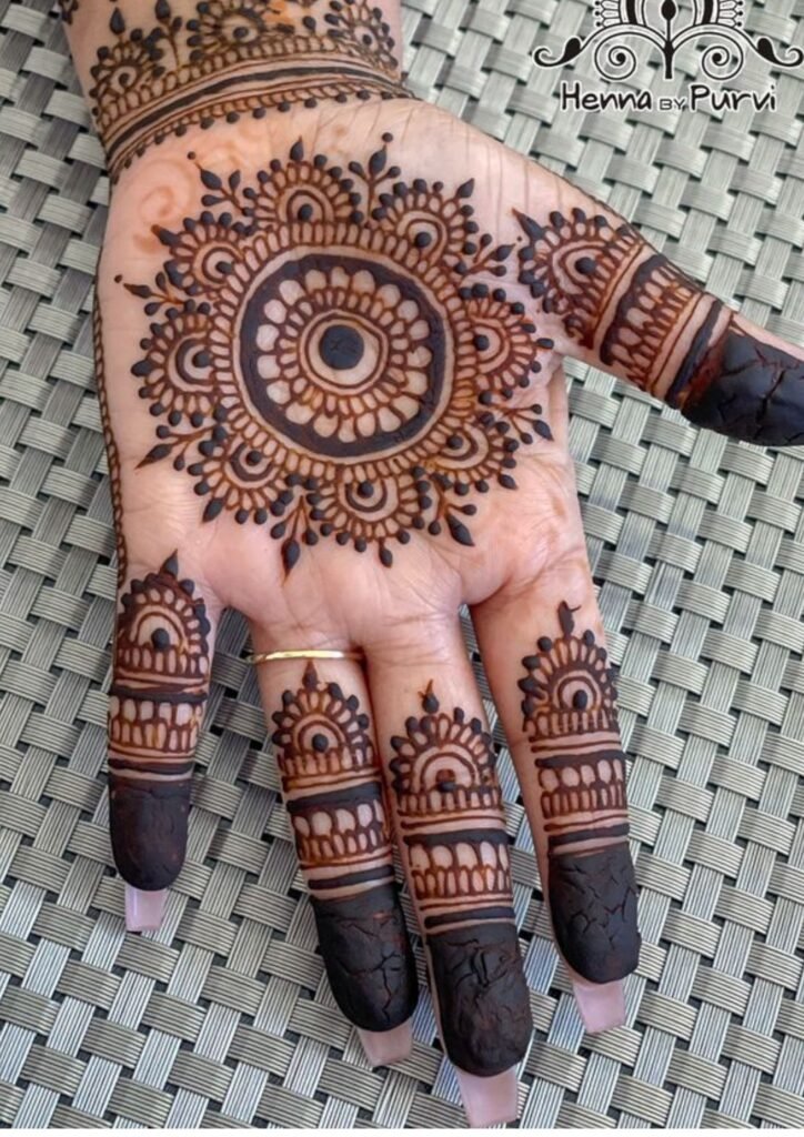 Simple Mehndi Designs for Kids