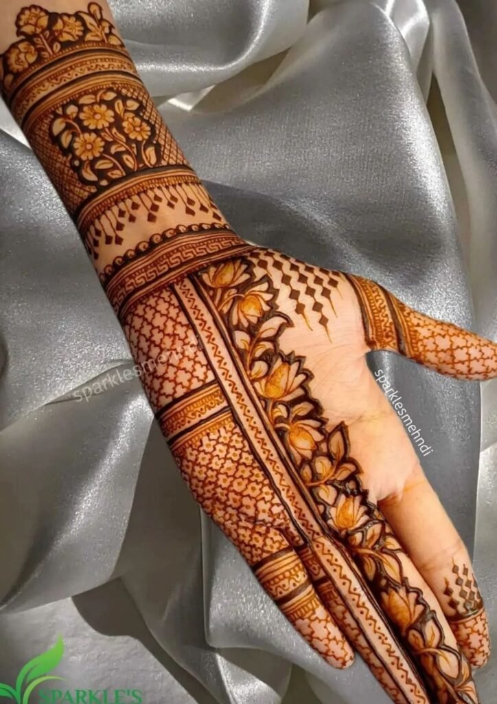 Front Hand Mehndi Design