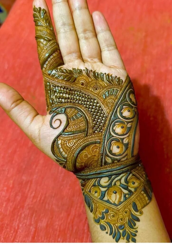 mehndi design front hand