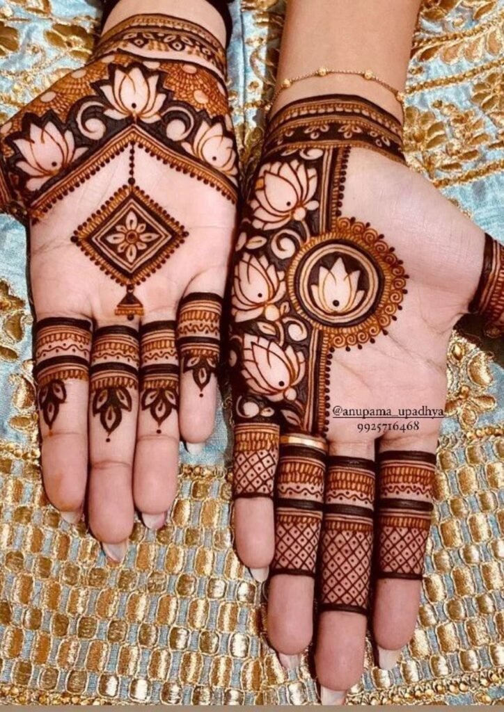 Front Hand Mehndi Design