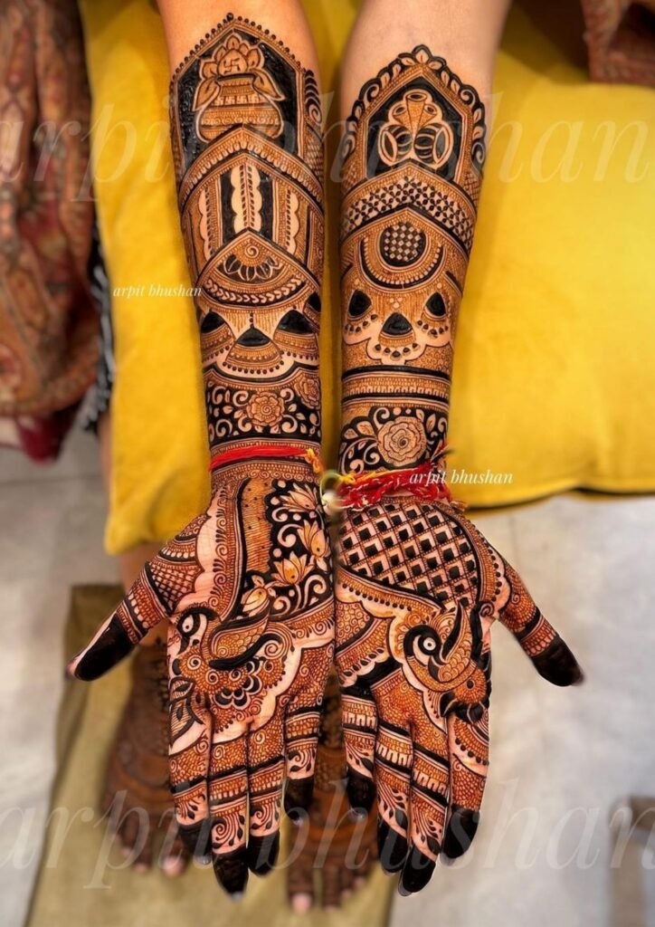 Front Hand Mehndi Design
