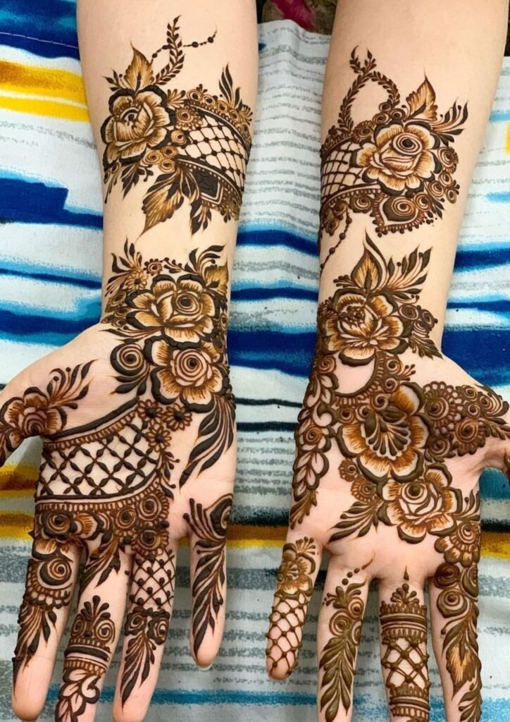 mehndi design front hand