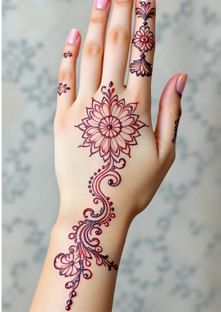 Henna Tattoo Mehndi Design