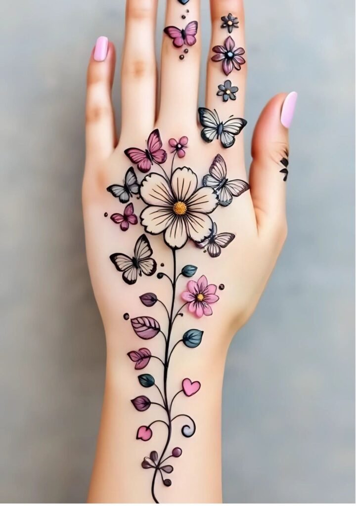 Henna Tattoo Mehndi Design