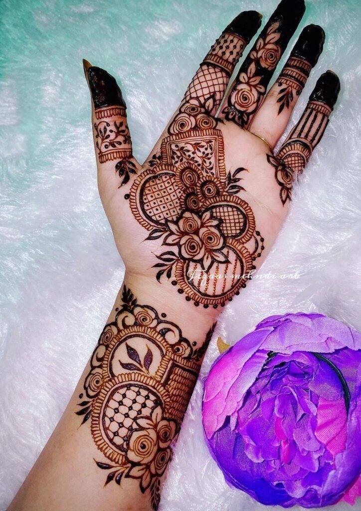 mehndi design front hand