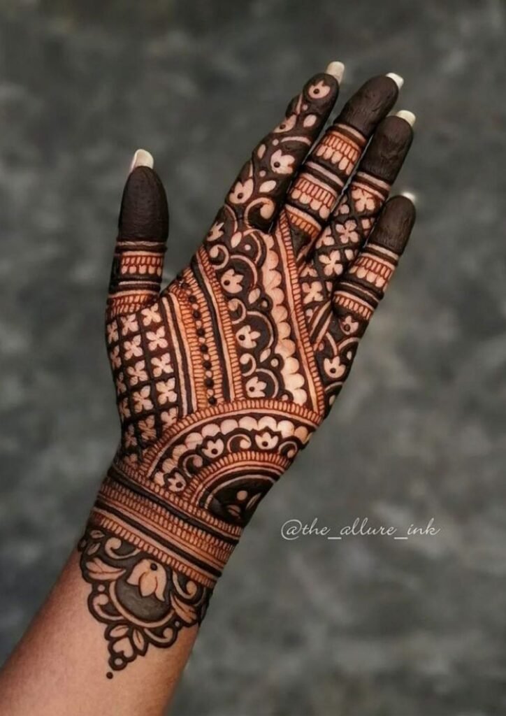 Modern Full Hand Mehndi Designs