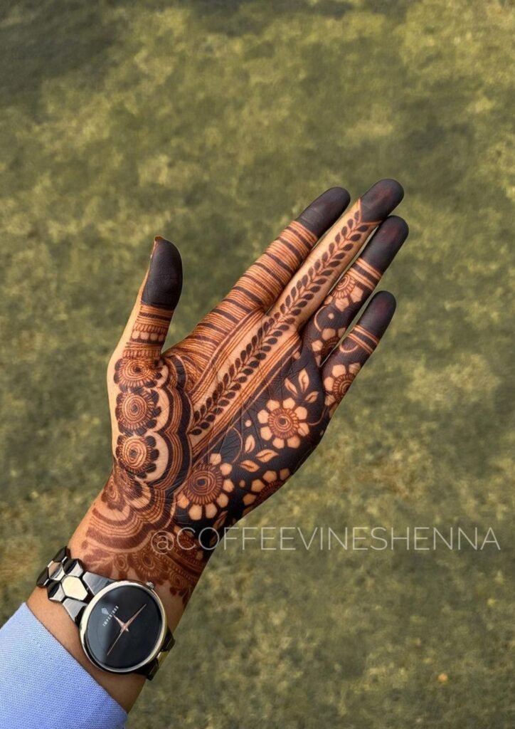 mehndi design front hand