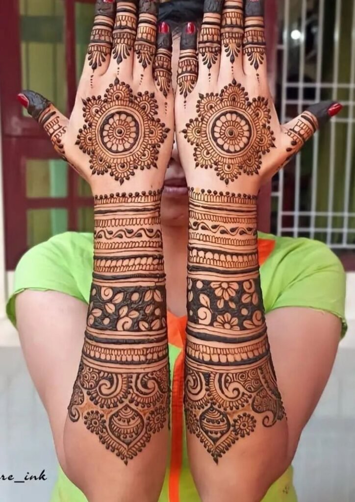 Mehndi Design Back Hand 