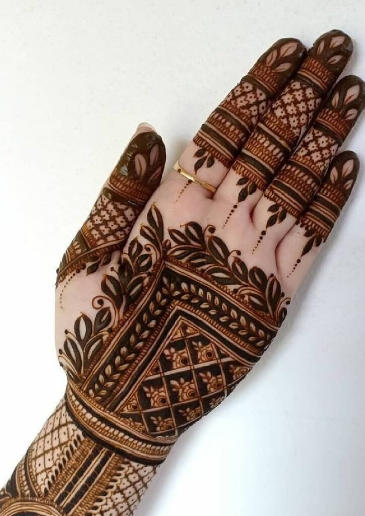 mehndi design front hand