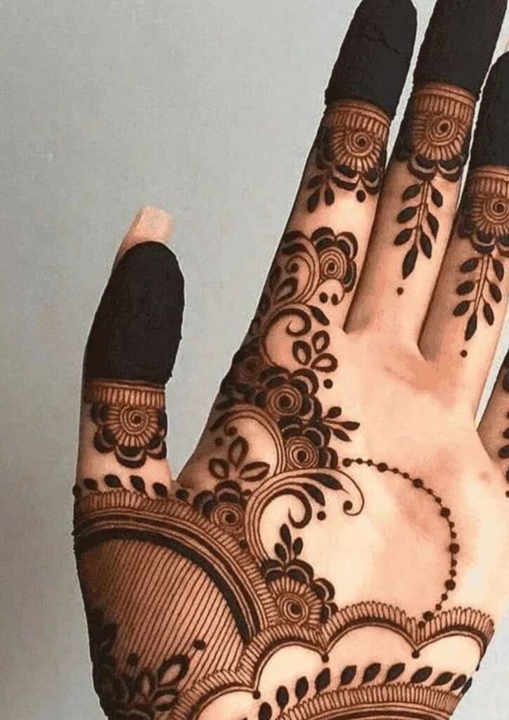 mehndi design front hand