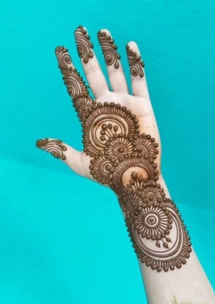 Front Hand Mehndi Design
