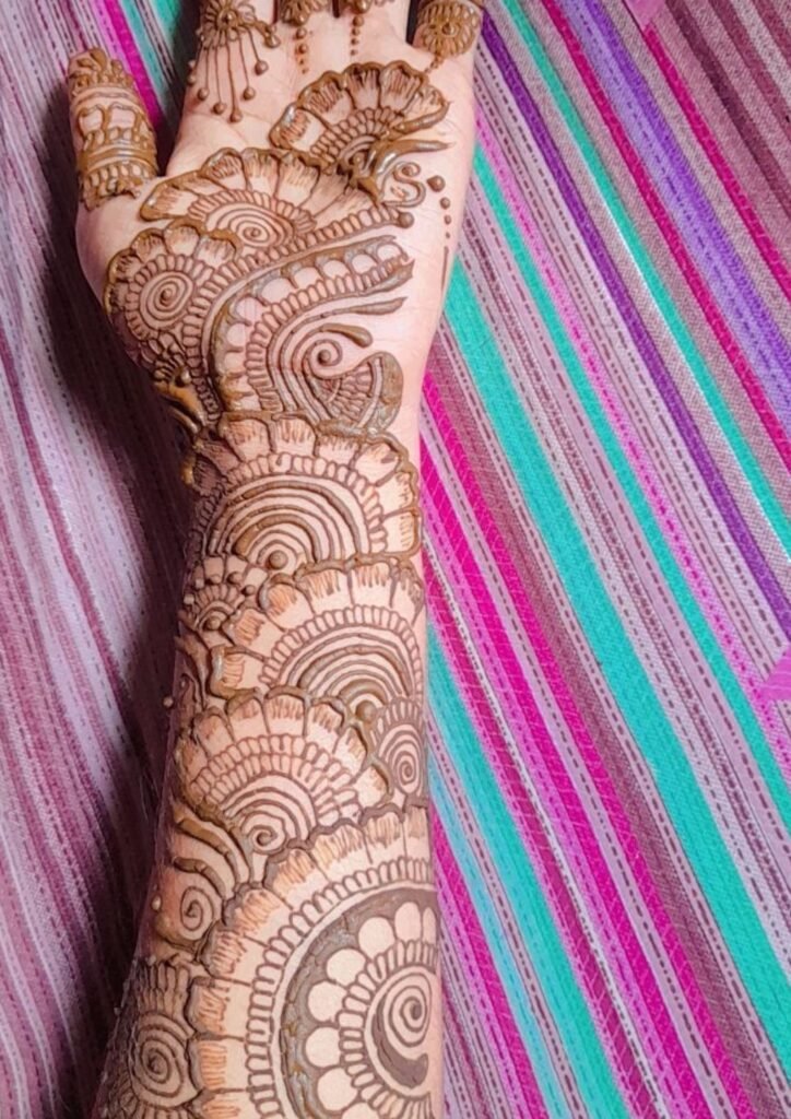 Front Hand Mehndi Design