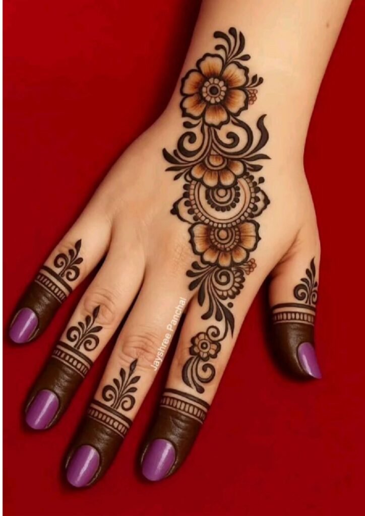 Modern Full Hand Mehndi Designs