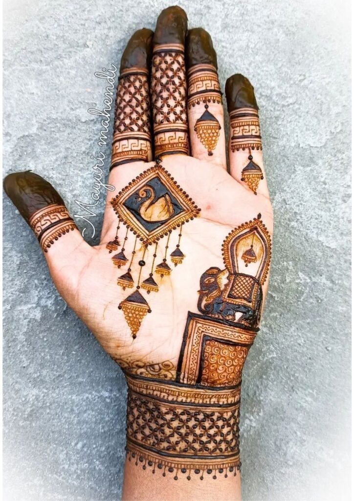 mehndi design front hand