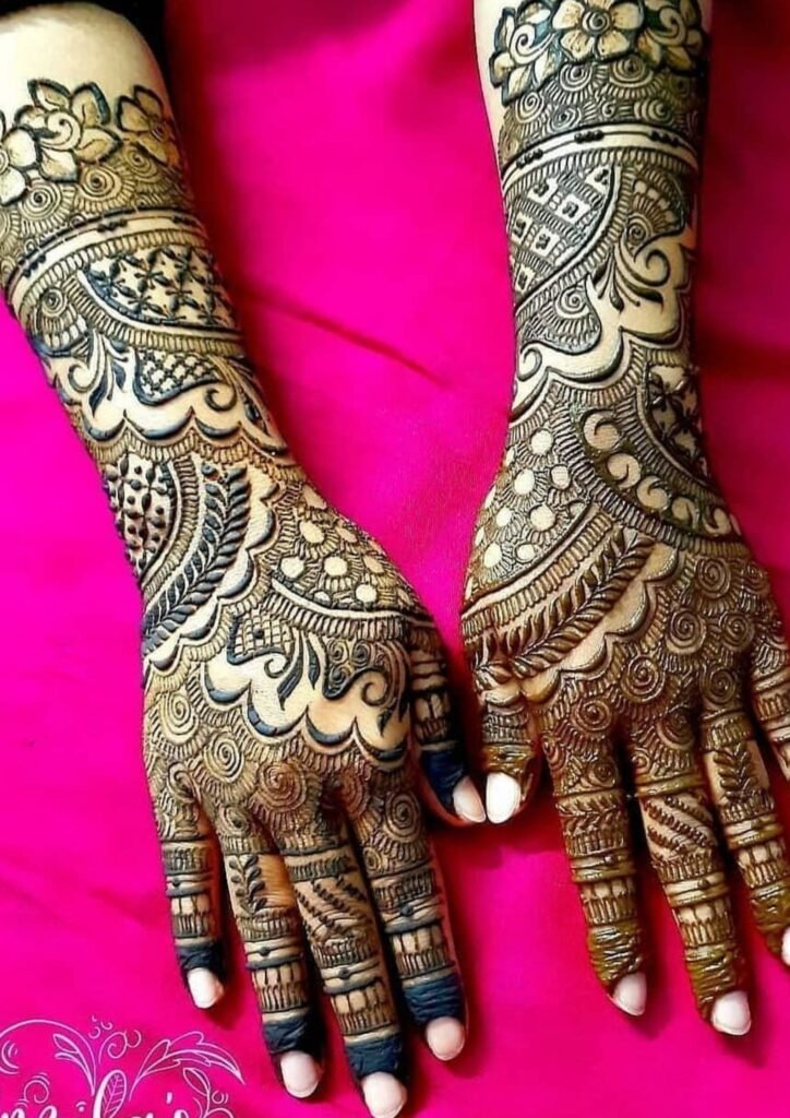 Mehndi Design Back Hand 
