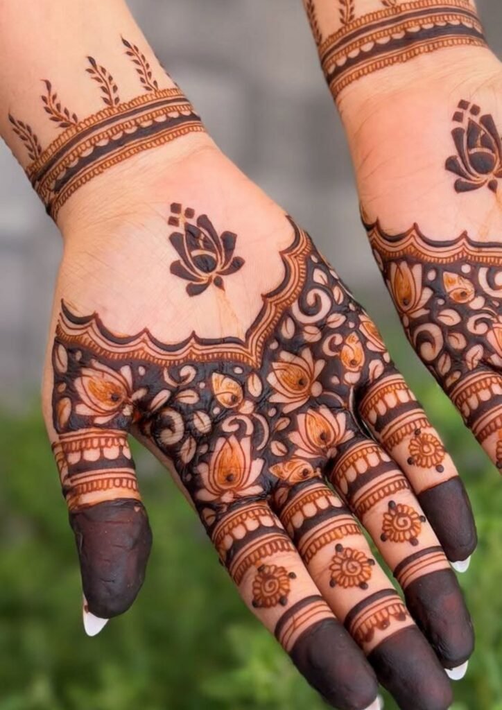 Front Hand Mehndi Design