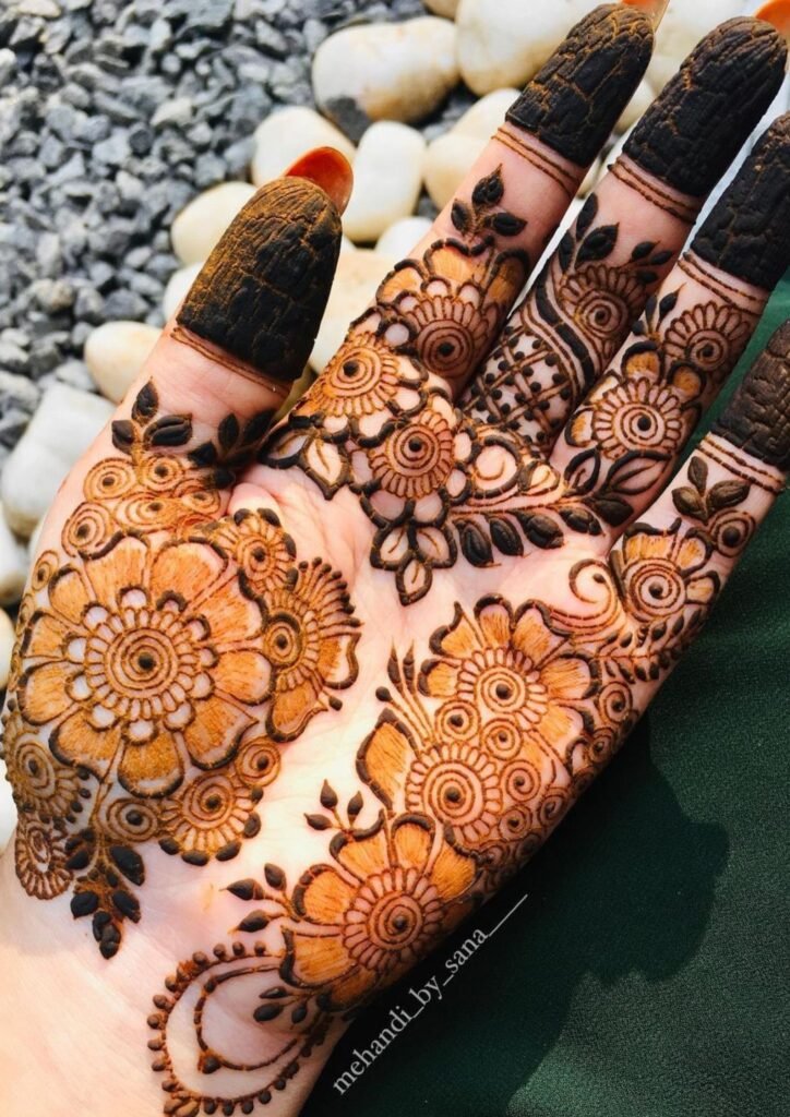 mehndi design front hand