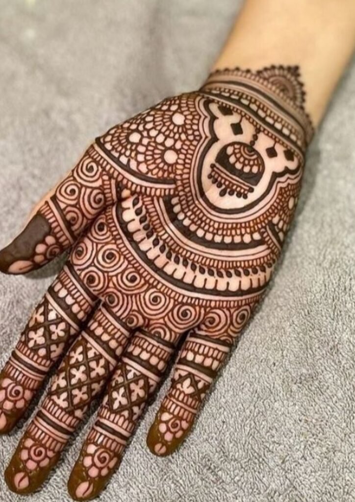 Front Hand Mehndi Design