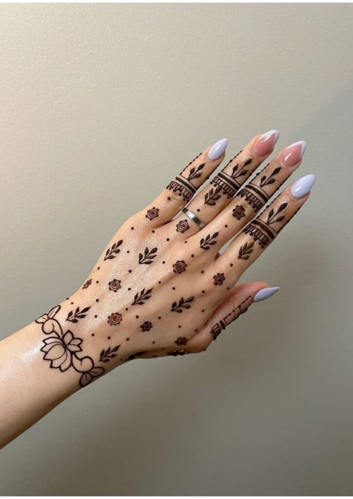 Stylish Simple Mehndi Design