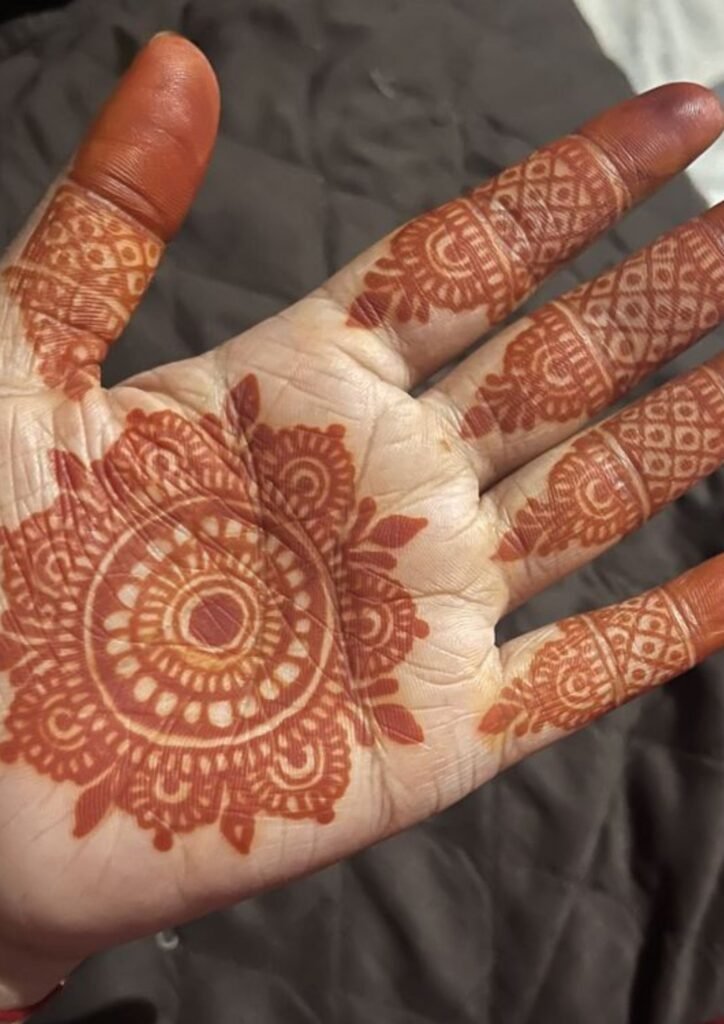 Simple Mehndi Designs for Kids