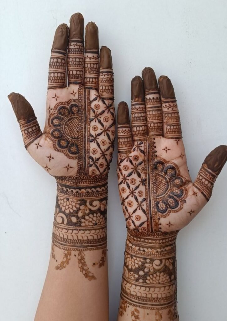 Front Hand Mehndi Design