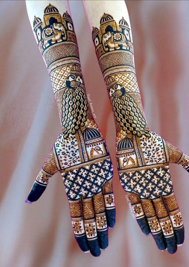 mehndi design front hand