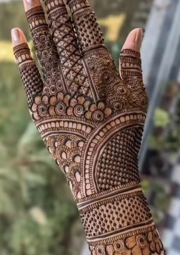 Stylish Full Hand Mehndi Design
