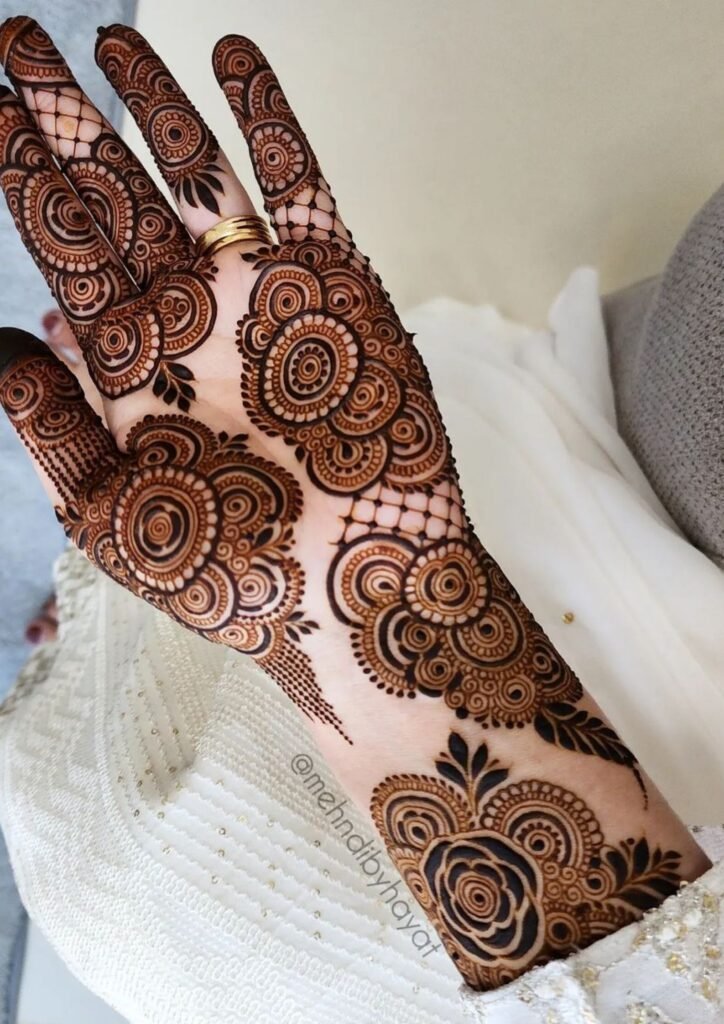 mehndi design front hand
