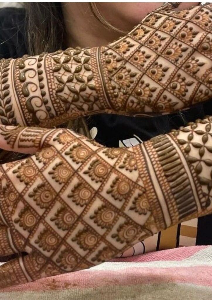 Mehndi Design Back Hand 