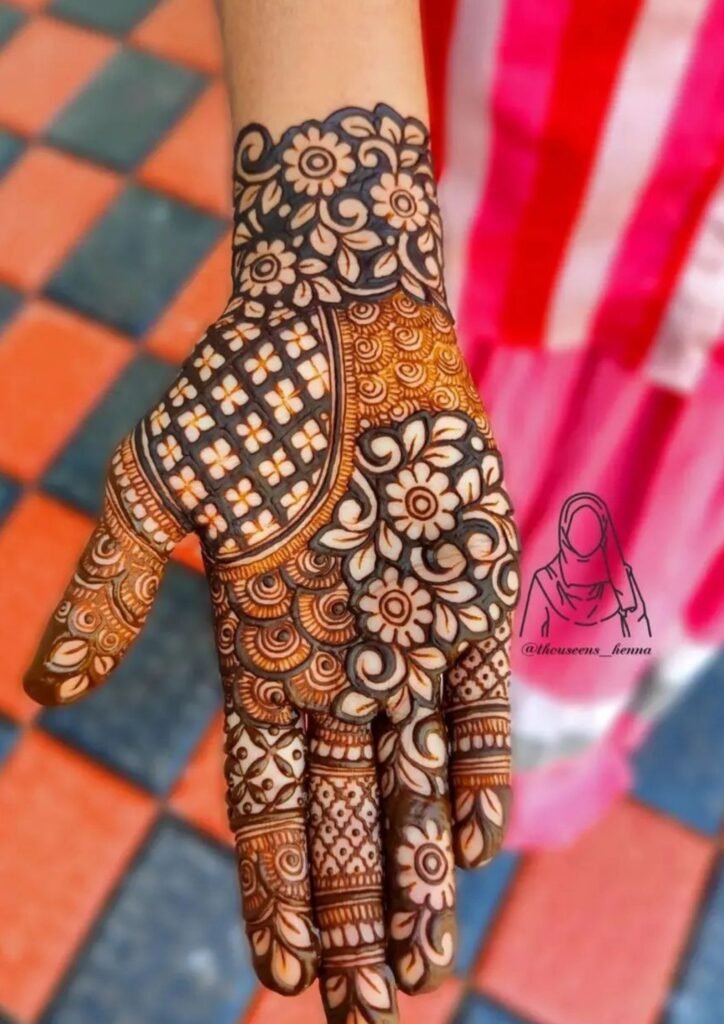 mehndi design front hand
