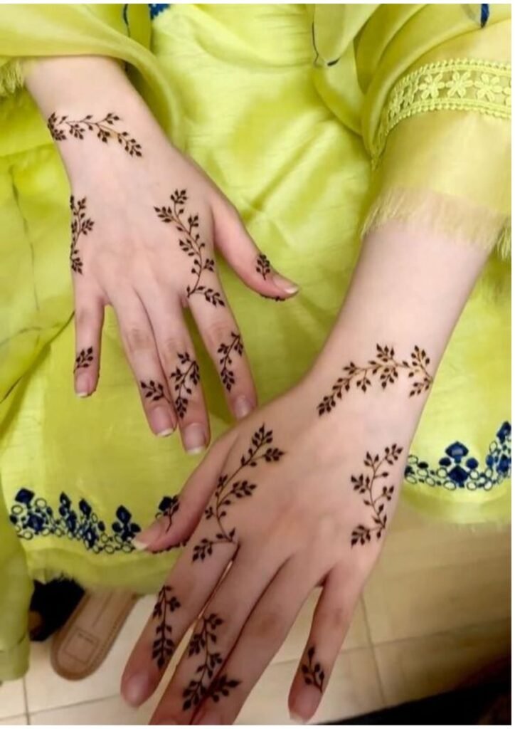 Stylish Simple Mehndi Design