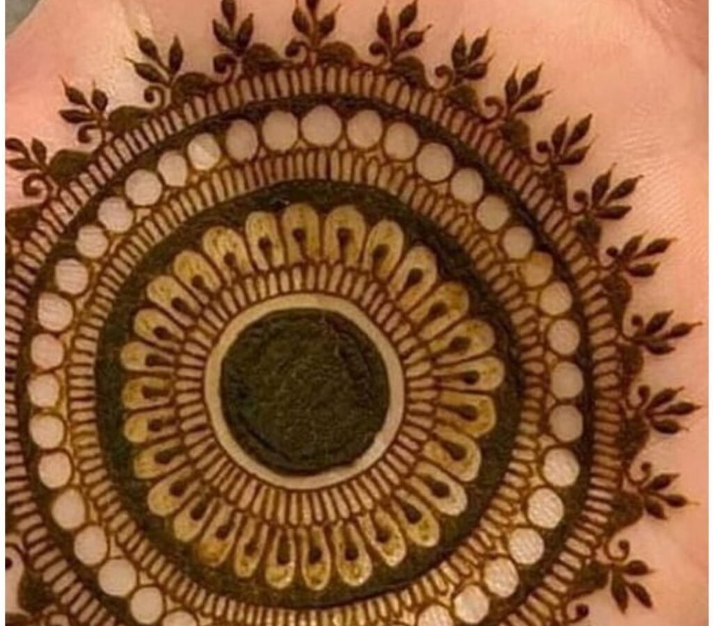 Easy Back Hand Mehndi Design
