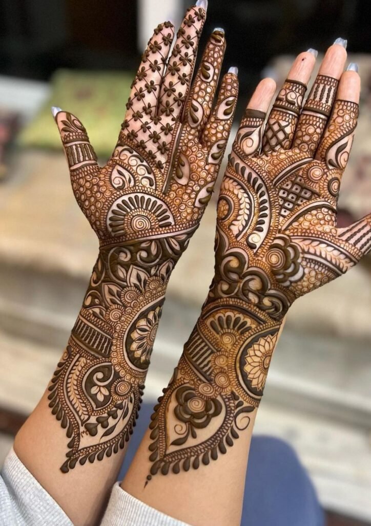mehndi design front hand