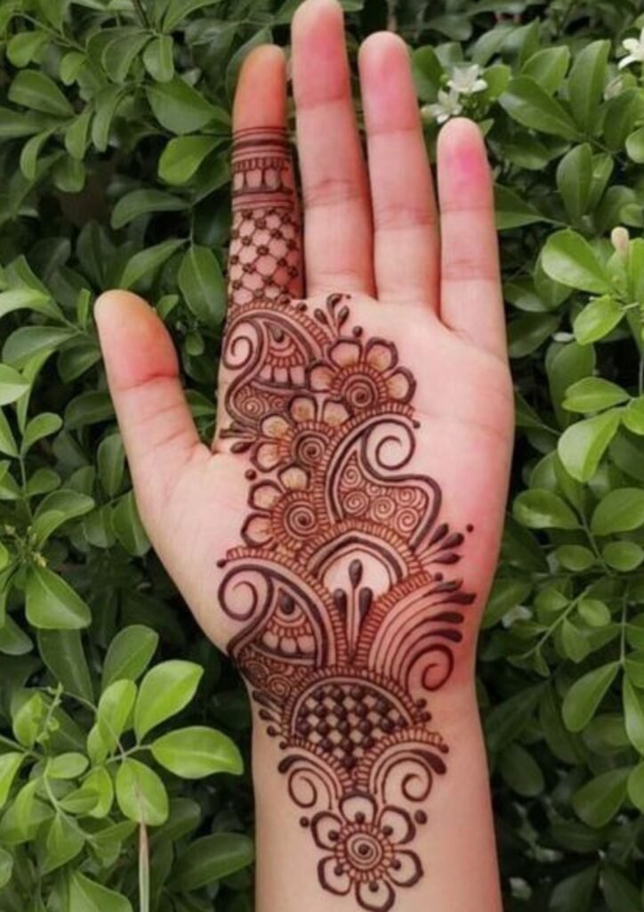 Front Hand Mehndi Design