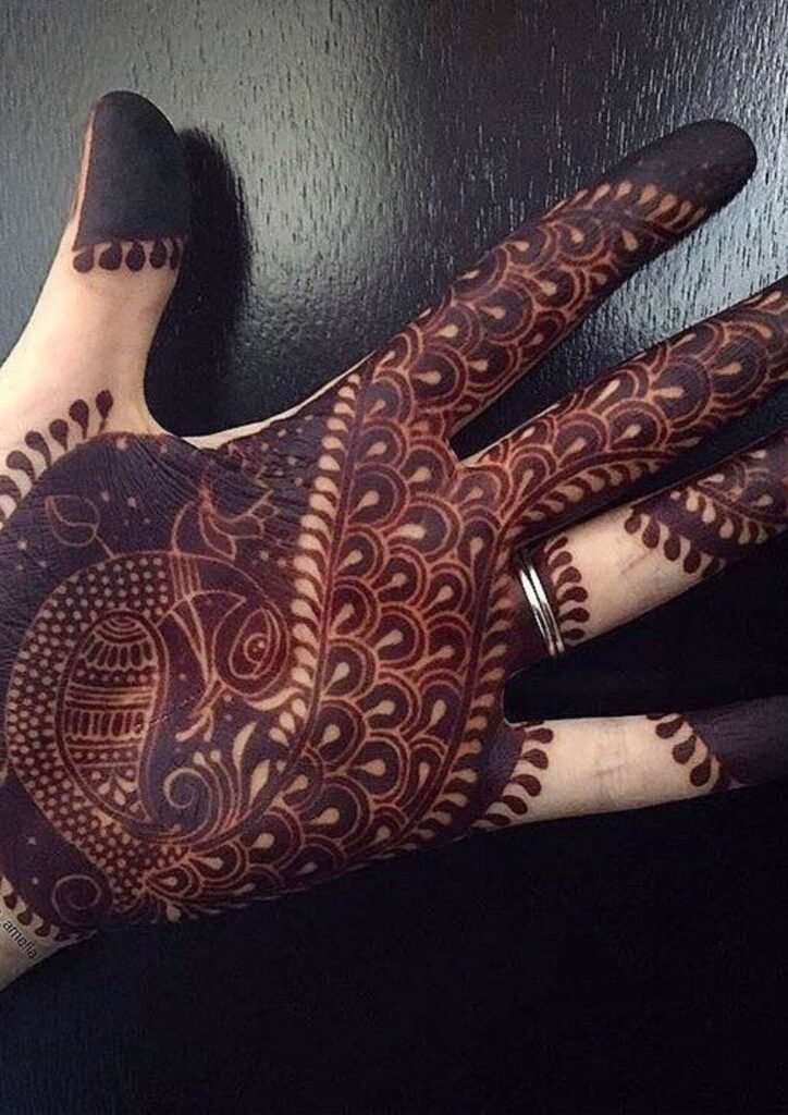 Finger Mehndi Design