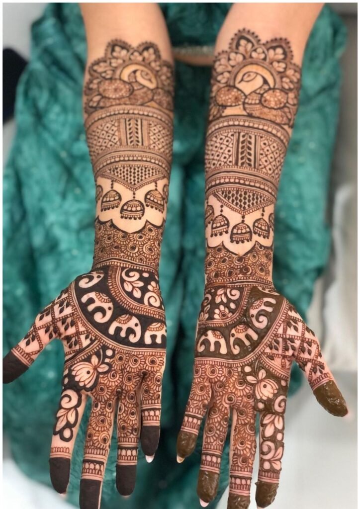 mehndi design front hand