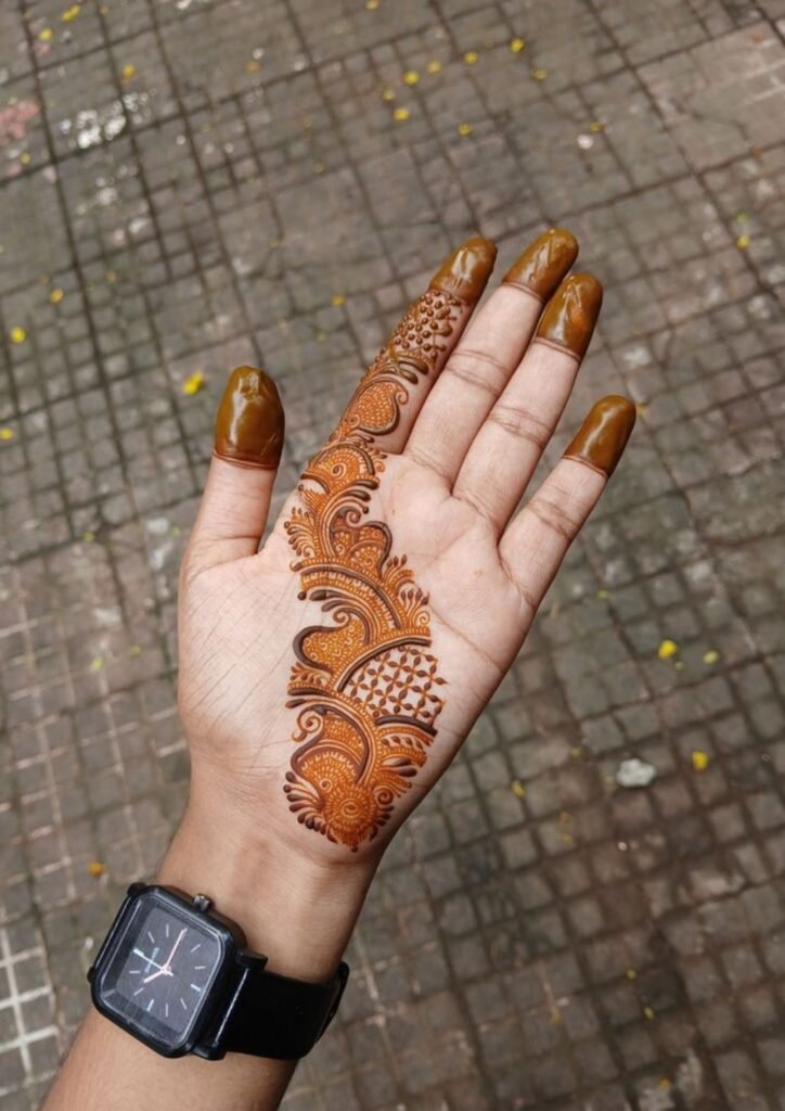 Front Hand Mehndi Design