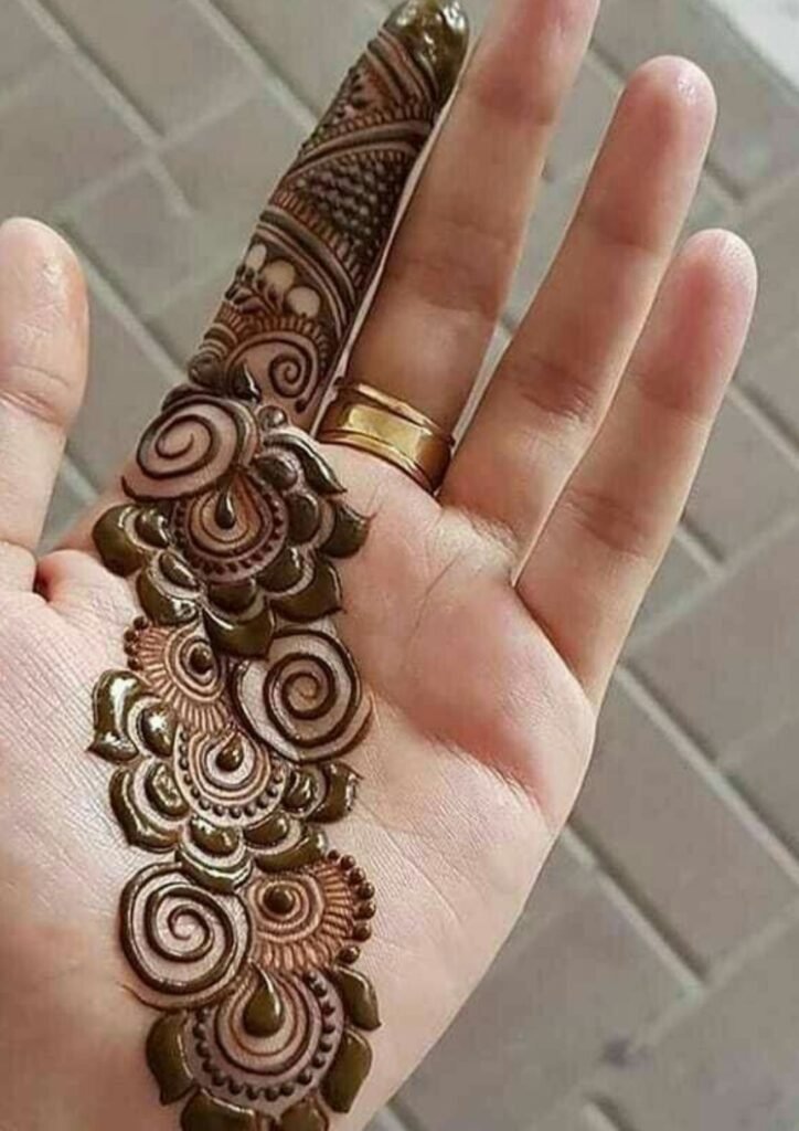 Front Hand Mehndi Design
