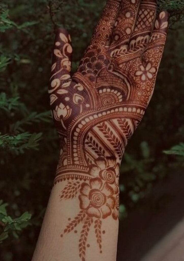 Mehndi Design Back Hand 