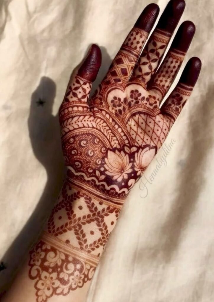 Mehndi Design Back Hand 