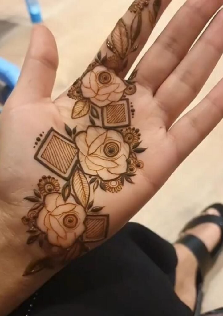 Front Hand Mehndi Design