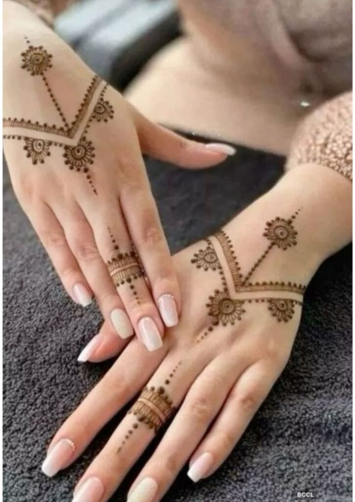 Stylish Simple Mehndi Design